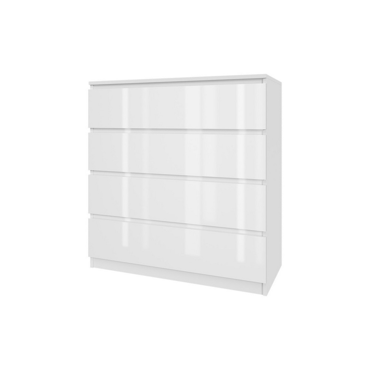 Komoda 90/4 - bílý lesk SG-nábytek