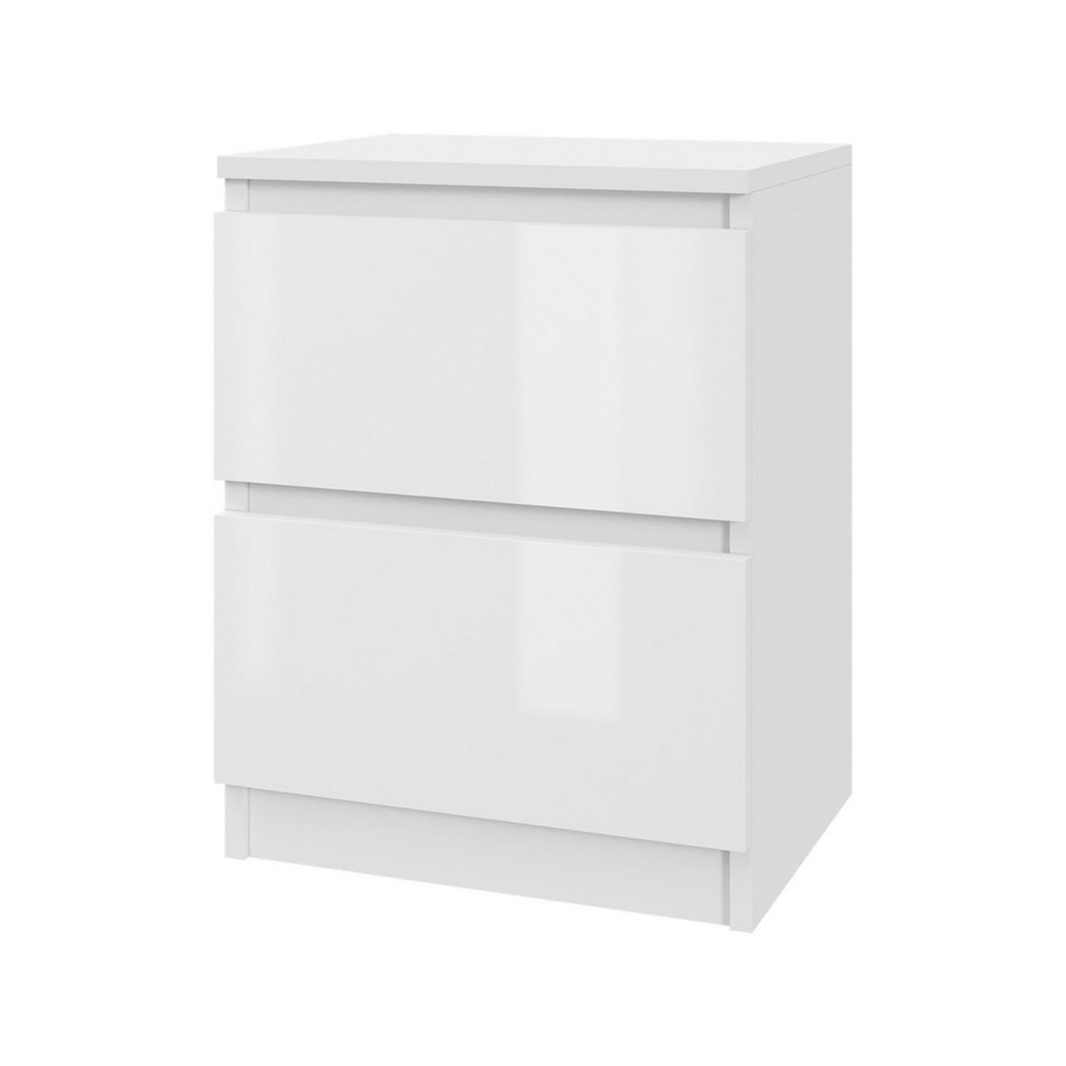 Noční stolek 40 - bílý lesk SG-nábytek