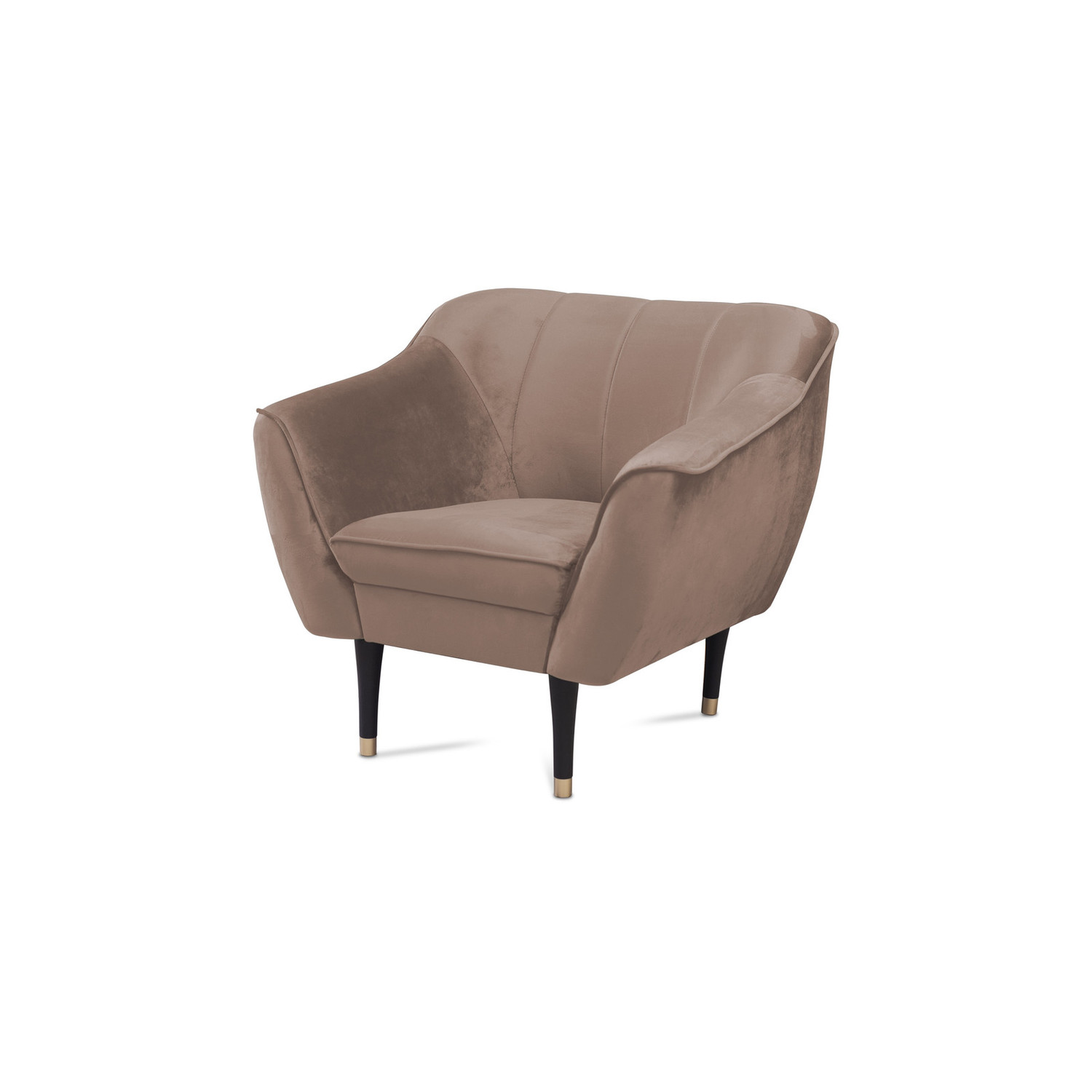 Křeslo 192 EDEN - černé nohy Růžová Signal-nabytek