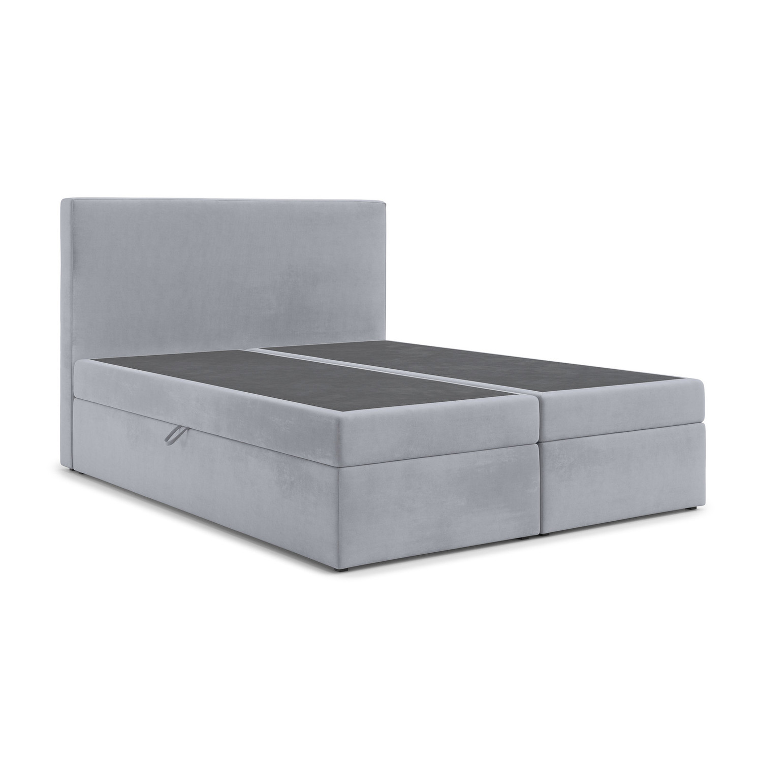 Čalouněná postel SANTO s úložným prostorem 140x200 cm Hnědá RIMALL