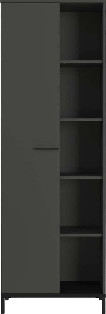 Antracitová knihovna 64x190x34 cm Rovigo – Germania Germania