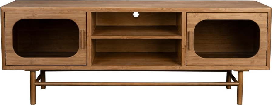 Bambusový TV stolek v přírodní barvě 150x55x40 cm Caroun – Dutchbone Dutchbone