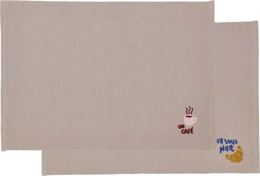 Bavlněná prostírání v sadě 2 ks 33x48 cm Bistro – Södahl Södahl