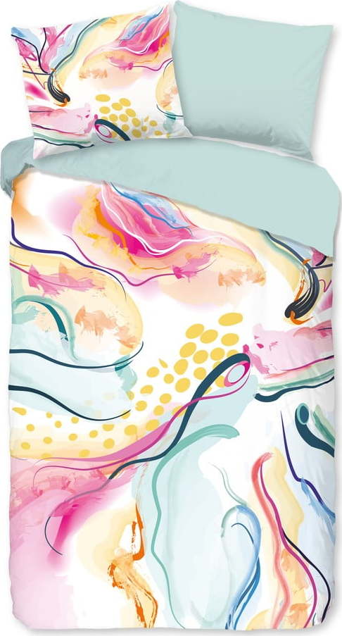 Bavlněné povlečení na jednolůžko/prodloužené 140x220 cm Magic – Good Morning GOOD MORNING