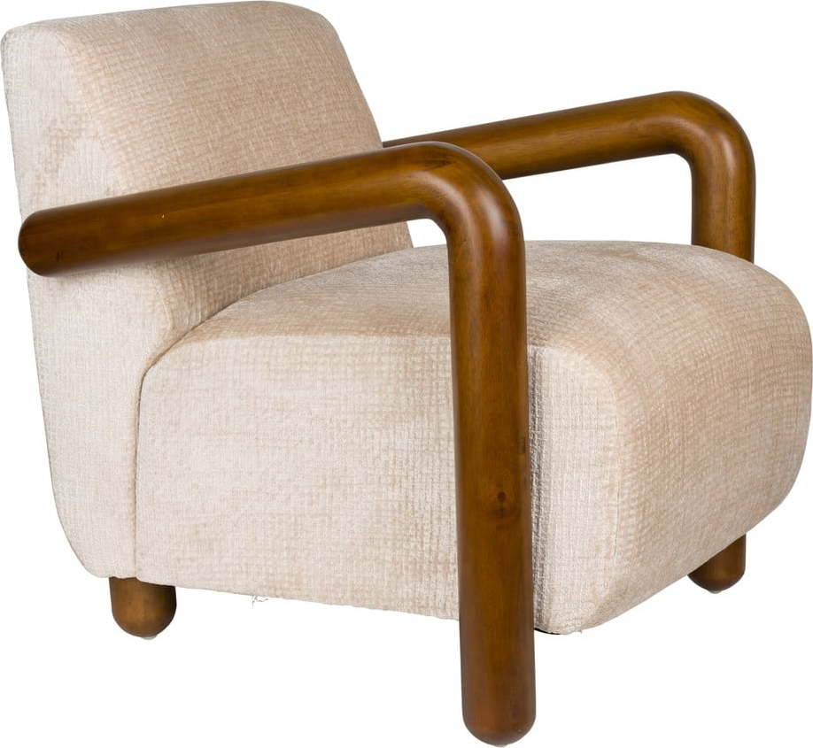 Béžové křeslo Robinson – Dutchbone Dutchbone