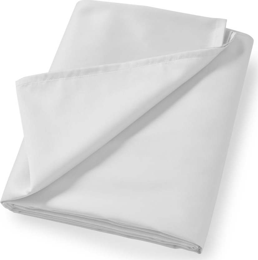 Bílé prostěradlo z bavlněného saténu 180x260 cm Cotton Sateen – Bianca Bianca
