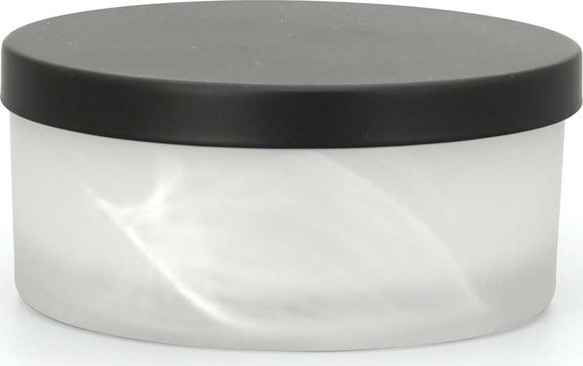 Bílý skleněný koupelnový organizér na vatové tampony Madison – Spirella SPIRELLA