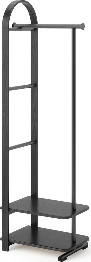 Černá předsíňová sestava z jasanového dřeva 37x167x54 cm Bellwood – Umbra Umbra