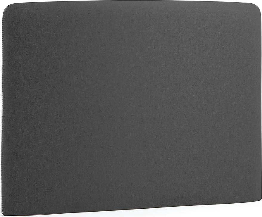 Černé čalouněné čelo postele 108x76 cm Dyla – Kave Home Kave Home