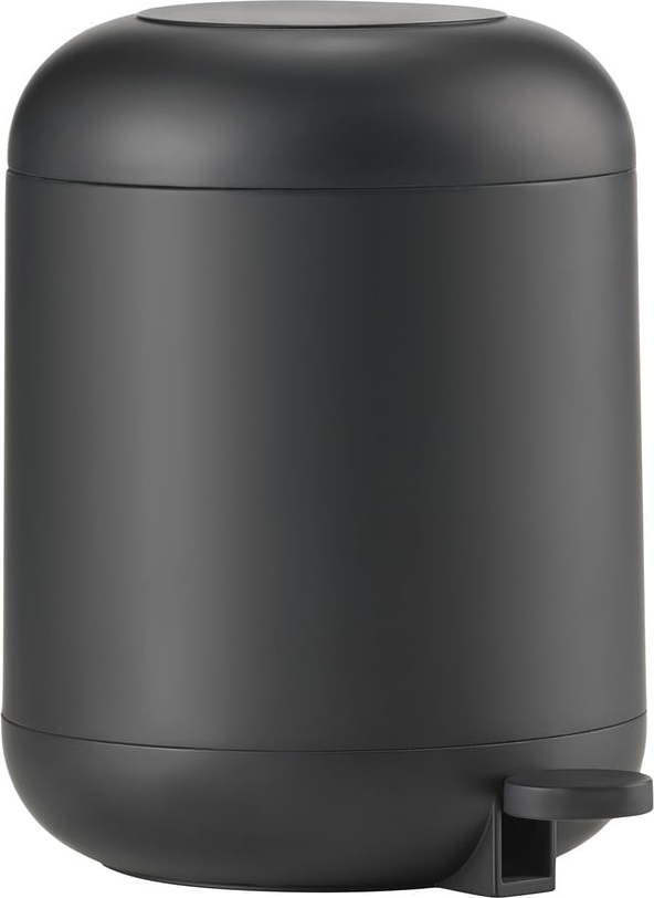 Černý nášlapný plastový odpadkový koš 4 l Sensu – Zone Zone