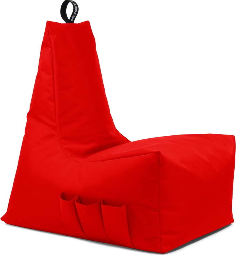 Červený sedací vak Icy Gamer XL – So Soft? So Soft?