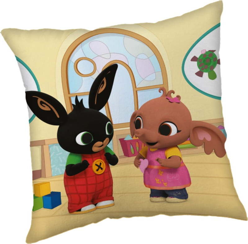 Dětský polštářek 40x40 cm Bing Bunny – Jerry Fabrics Jerry Fabrics
