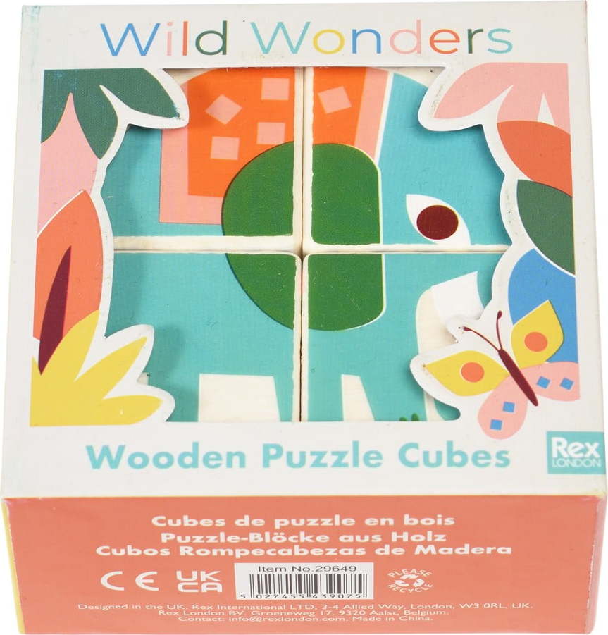 Dřevěné kostky Wild Wonders – Rex London Rex London