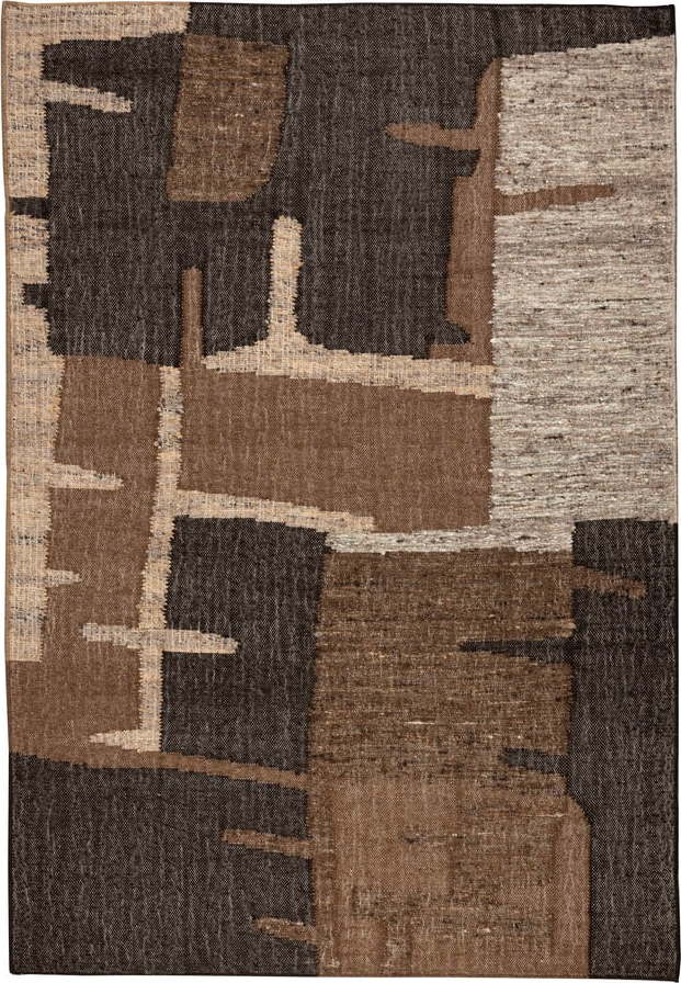 Hnědý vlněný koberec 200x300 cm Briton – Dutchbone Dutchbone