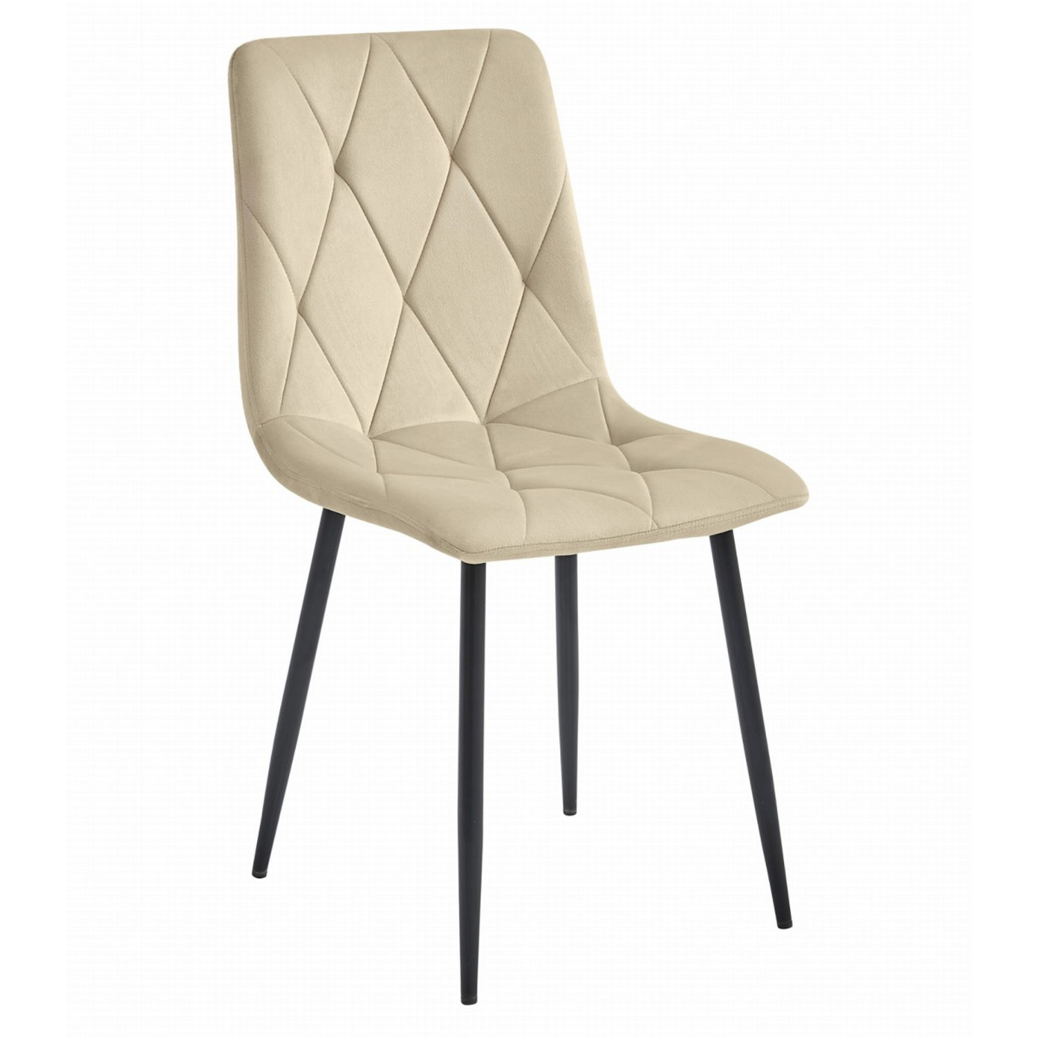 Jídelní židle LIBRA - béžová/černé nohy Signal-nabytek