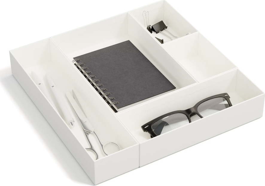 Kartonové organizéry do šuplíku v sadě 5 ks Emma Paper Laminate – Bigso Bigso
