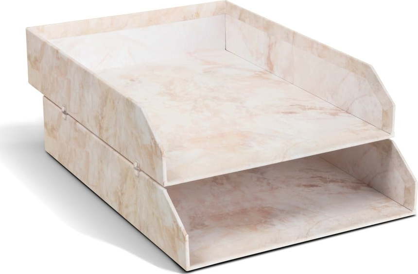 Kartonové organizéry v sadě 2 ks na dokumenty Hakan Paper Laminate – Bigso Bigso