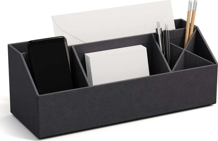 Kartonový organizér na psací potřeby Elisa Canvas Paper Laminate – Bigso Bigso