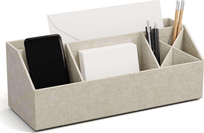 Kartonový organizér na psací potřeby Elisa Canvas Paper Laminate – Bigso Bigso