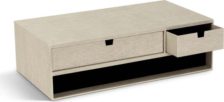 Kartonový organizér zásuvkový/na dokumenty Ted Canvas Paper Laminate – Bigso Bigso