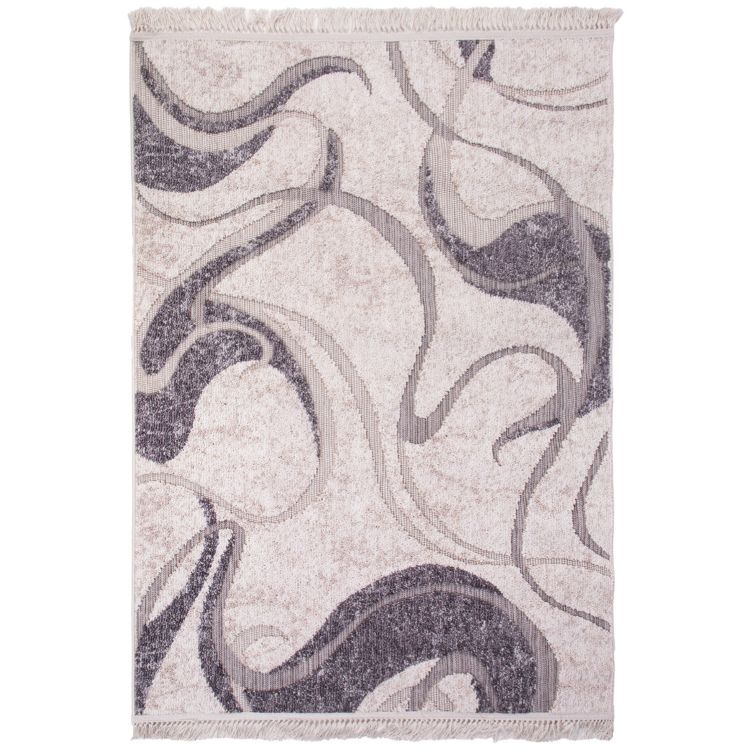 Koberec BENITA 504 šedá-krémová - 200x290 cm Marbex