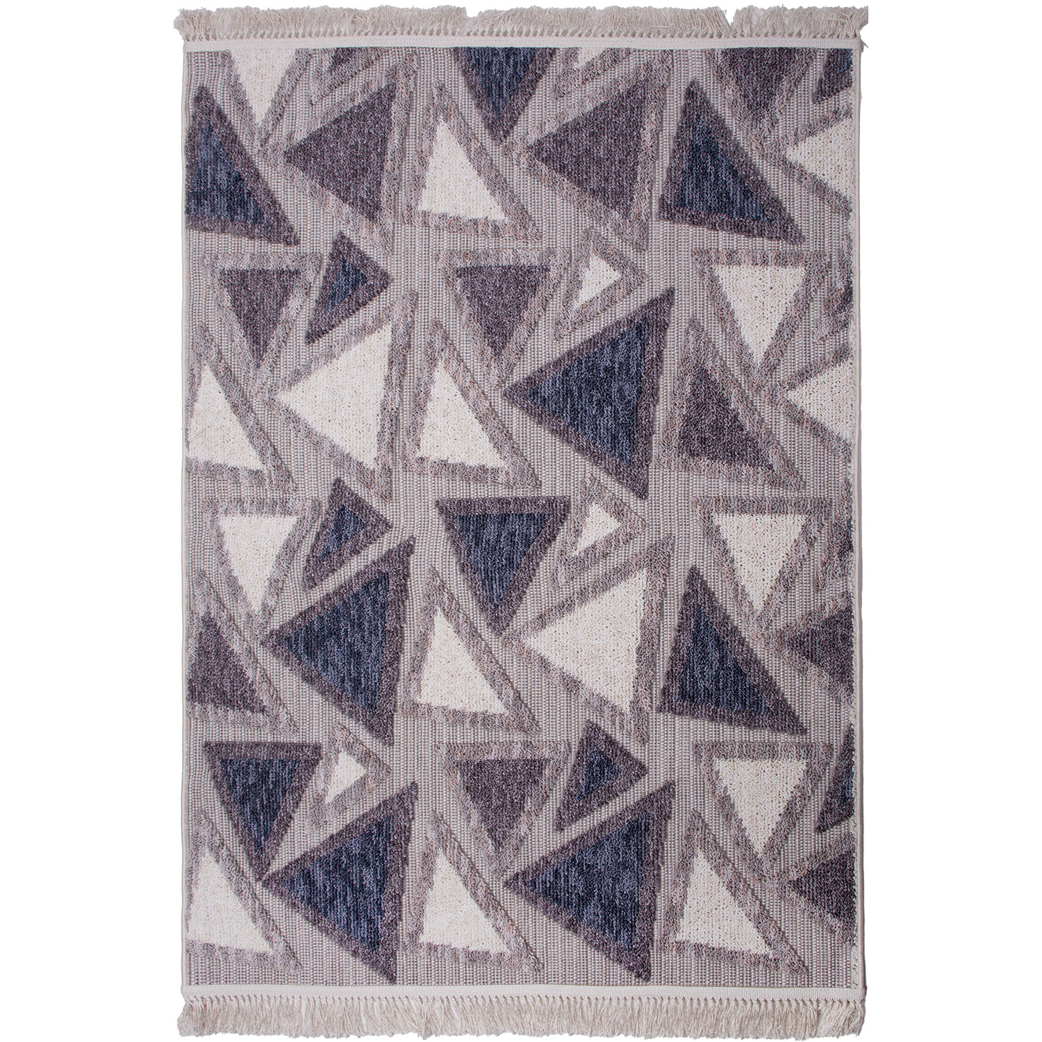 Koberec BENITA 658 modrá-krémová - 133x190 cm Marbex