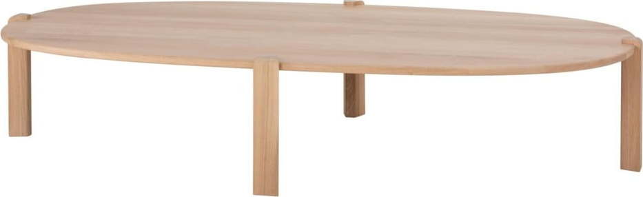 Konferenční stolek z dubového dřeva v přírodní barvě 100x180 cm Kulin – Gazzda Gazzda