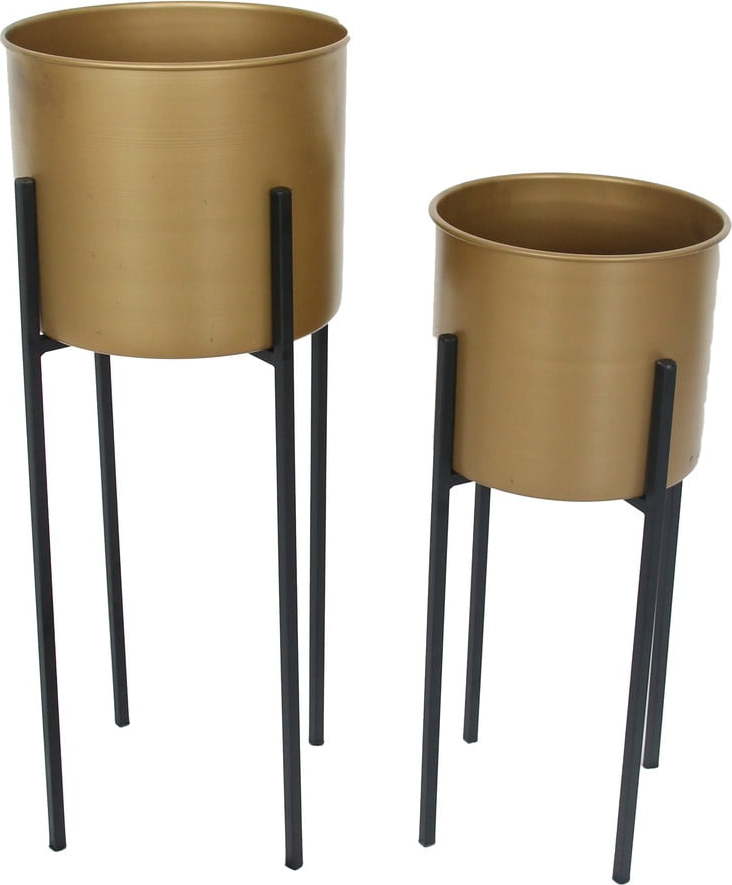 Kovové květináče v sadě 2 ks ø 24 cm Dempo – Garden Pleasure Garden Pleasure