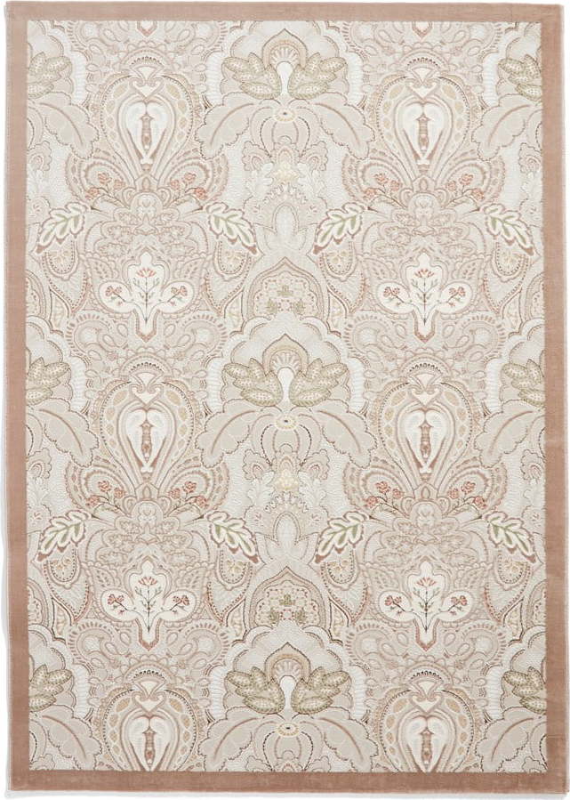 Krémový koberec 120x170 cm Damask Bronze – Think Rugs Think Rugs