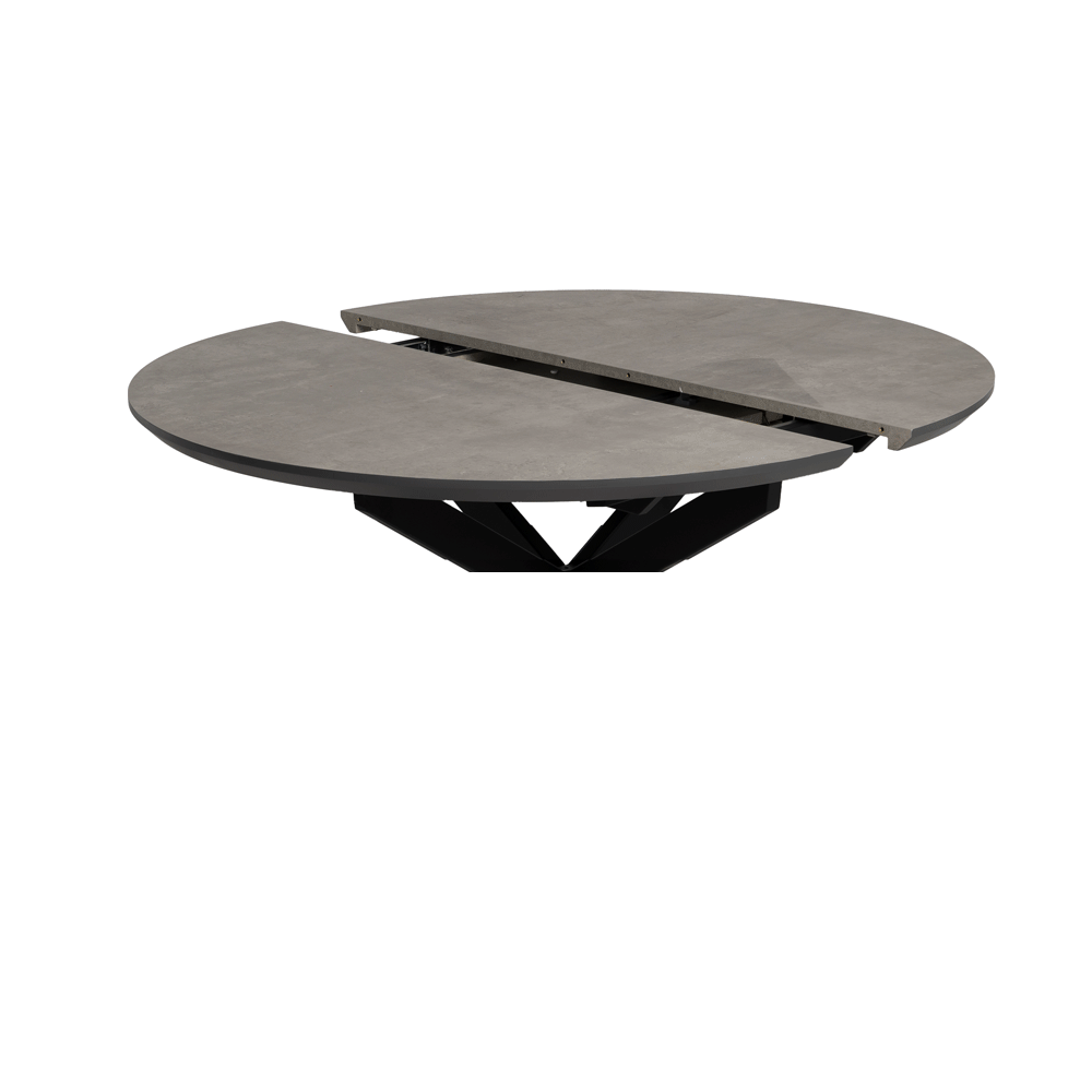 Kulatý rozkládací jídelní stůl s přídavnou deskou ø 120 cm Rocía – Ixia Ixia