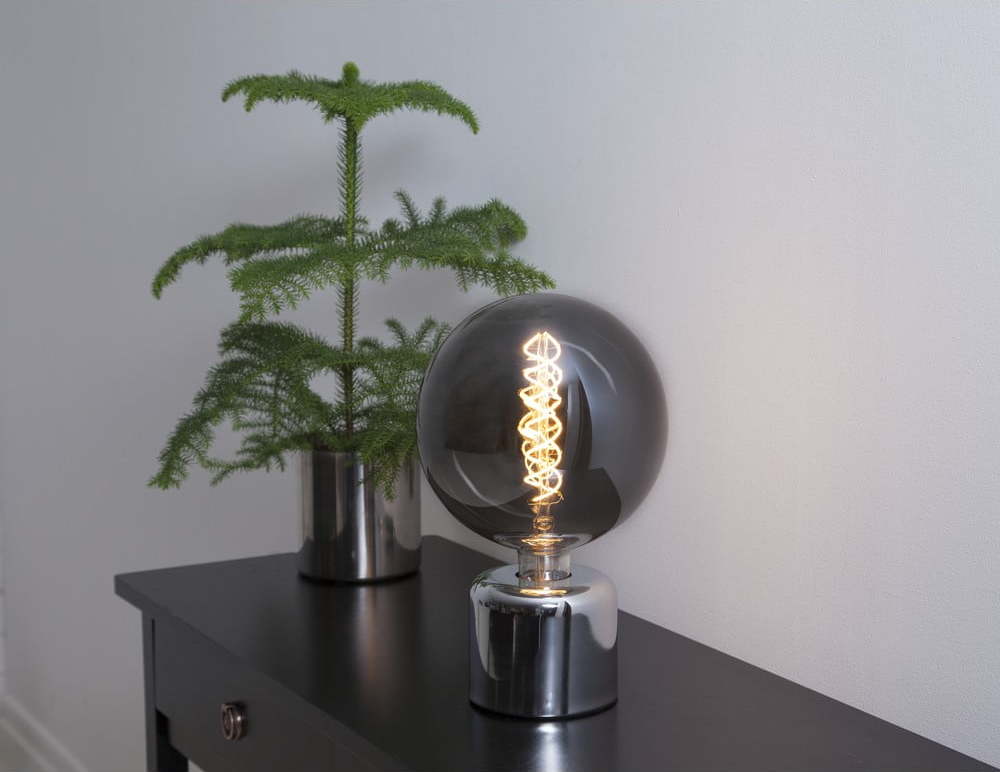 Lampová noha ve stříbrné barvě 10 cm Glans – Star Trading Star Trading