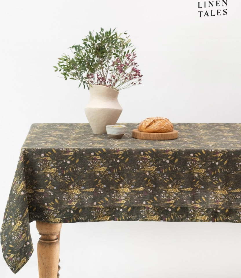 Lněný ubrus 140x140 cm Woodland – Linen Tales Linen Tales