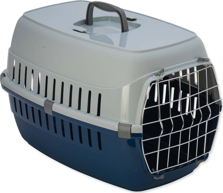Modrá/šedá přepravka pro domácího mazlíčka 35x58 cm Dog Fantasy Carrier – Plaček Pet Products Plaček Pet Products