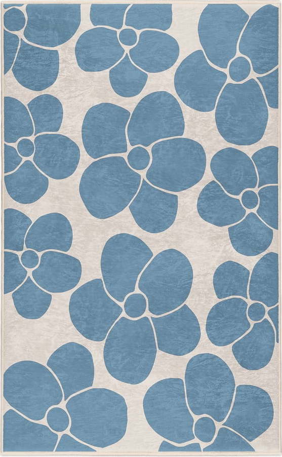 Modrý pratelný koberec 160x230 cm Blue Meadow – Mila Home Mila Home