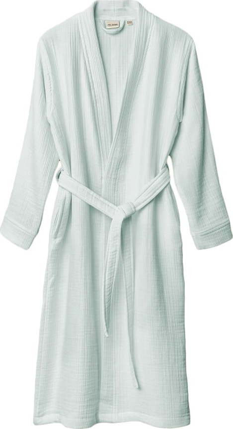 Mušelínový župan v mentolové barvě velikost S/M Kimono – Foutastic Foutastic