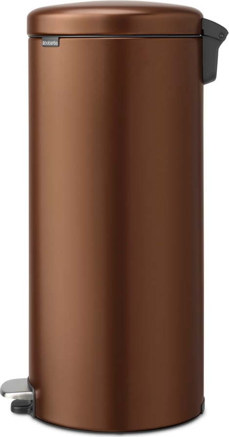 Nášlapný ocelový odpadkový koš v bronzové barvě 30 l NewIcon – Brabantia Brabantia