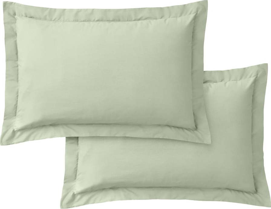 Povlaky na polštáře v sadě 2 ks z bavlněného perkálu 50x75 cm Cotton Percale – Bianca Bianca