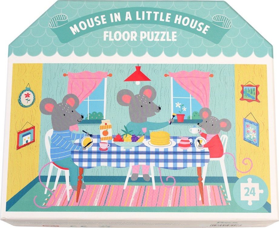 Puzzle (počet dílků 24) Mouse in a House – Rex London Rex London