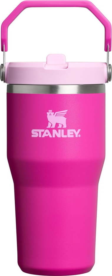 Růžová termoska z nerezové oceli 600 ml IceFlow™ Flip Straw 2.0 Tumbler Violet Blossom – Stanley Stanley