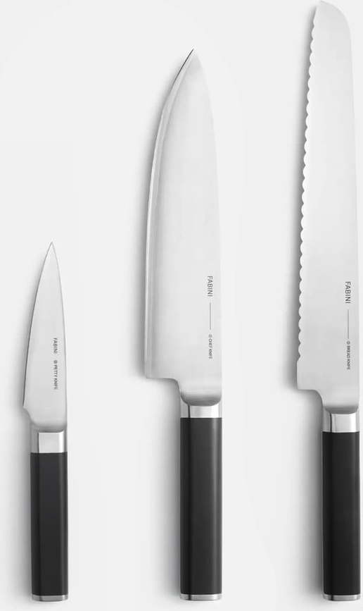 Sada nožů 3 ks z nerezové oceli Trino – FABINI Fabini
