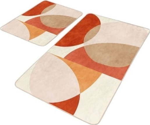 Sametové koupelnové předložky v sadě 2 ks 60x100 cm – Mila Home Mila Home