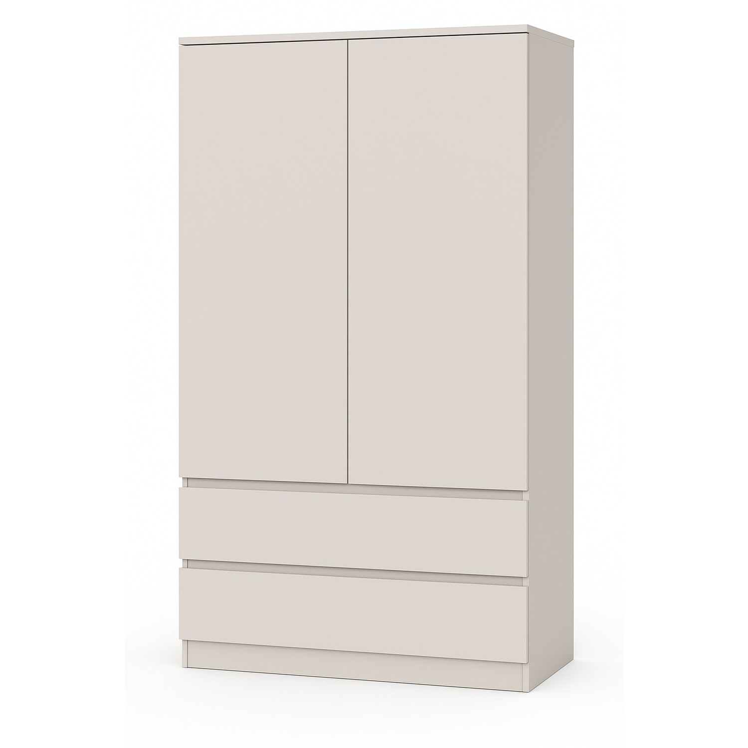 Šatní skříň s dveřmi a zásuvkami - béžová SG-nábytek