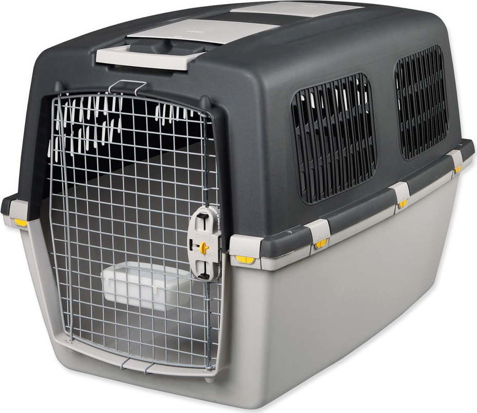 Šedá přepravka pro domácího mazlíčka 92x64 cm Trixie Gulliver 6 M-L – Plaček Pet Products Plaček Pet Products