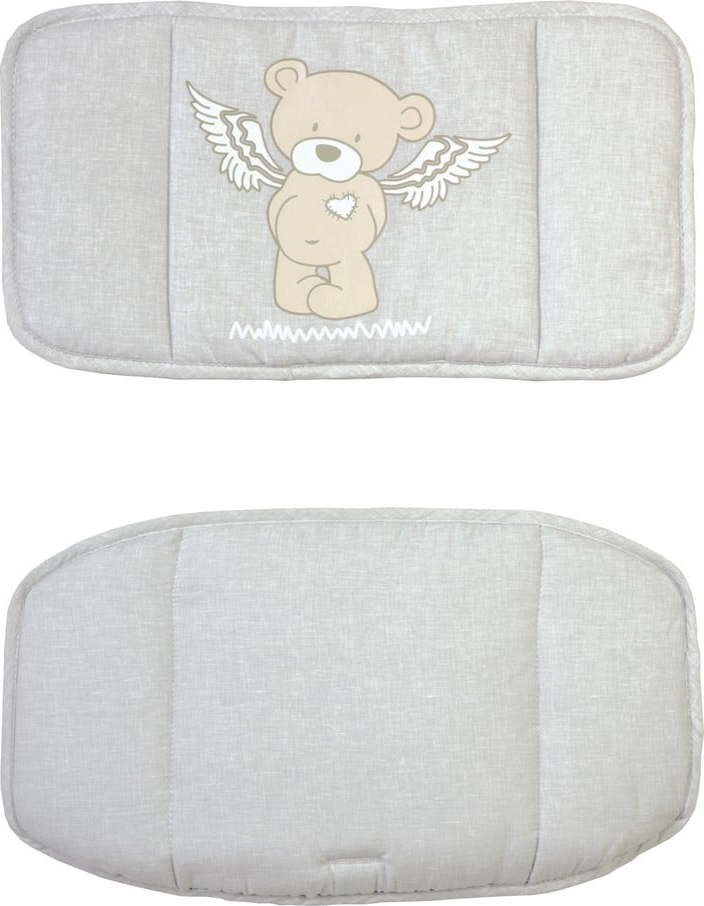 Šedá vložka do jídelní židličky Heartbreakerbär – Roba Roba