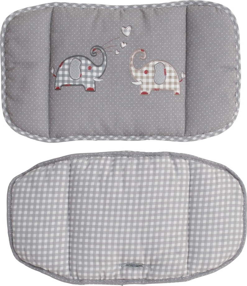 Šedá vložka do jídelní židličky Jumbo twins – Roba Roba