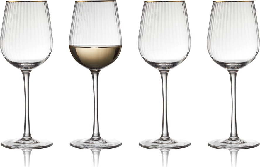 Skleničky v sadě 4 ks na víno 300 ml Palermo – Lyngby Glas Lyngby Glas