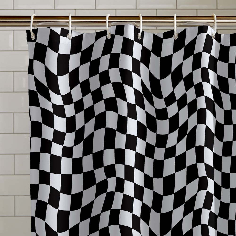 Sprchový závěs 180x180 cm Checkerboard – Catherine Lansfield Catherine Lansfield