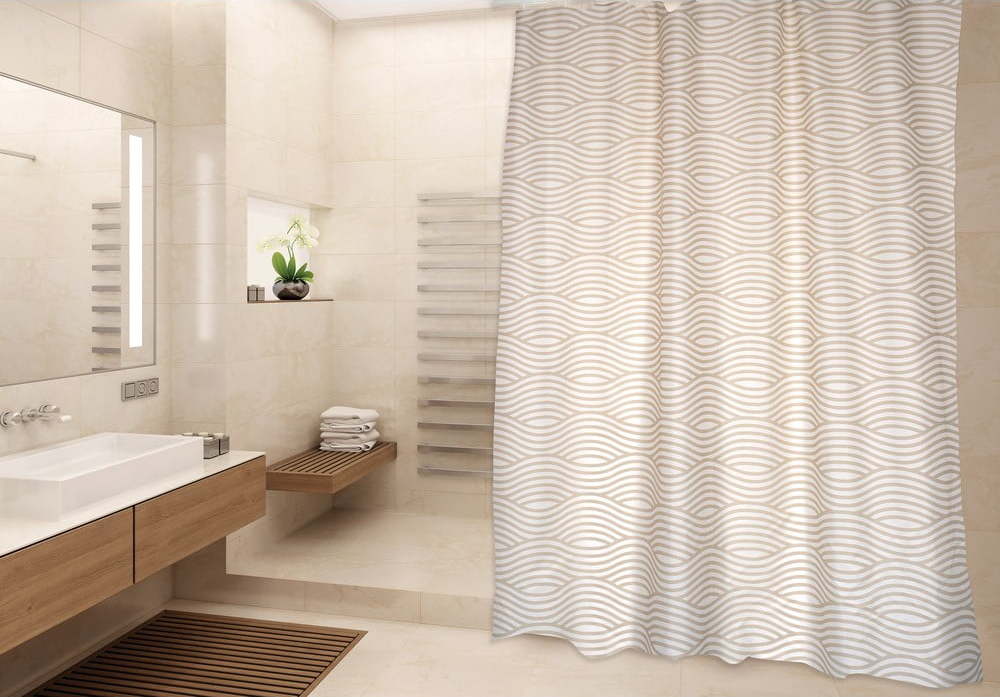 Sprchový závěs 180x200 cm Wave – MSV MSV