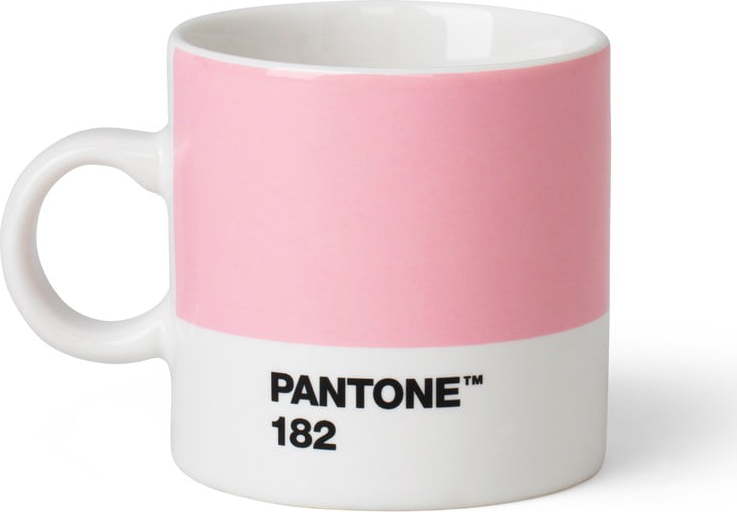 Světle růžový keramický hrnek na espresso 120 ml Espresso Light Pink 182 – Pantone Pantone