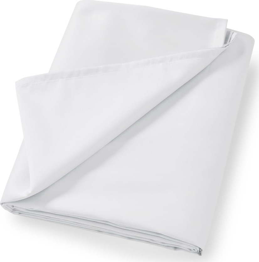 Světle šedé prostěradlo z bavlněného saténu 180x260 cm Cotton Sateen – Bianca Bianca